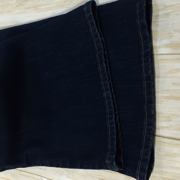 Rider by Lee Mid-Rise Bootcut Curvy Blue Jeans Waist 38" - Picture 10 of 16